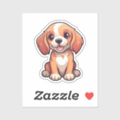 Tekening tekenfilm sticker (Vel)