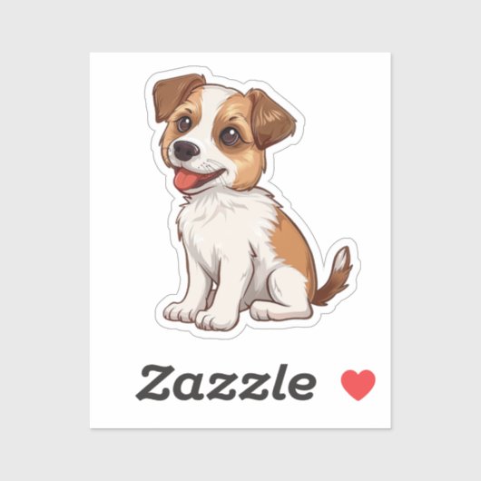 Tekening tekenfilm sticker (Vel)