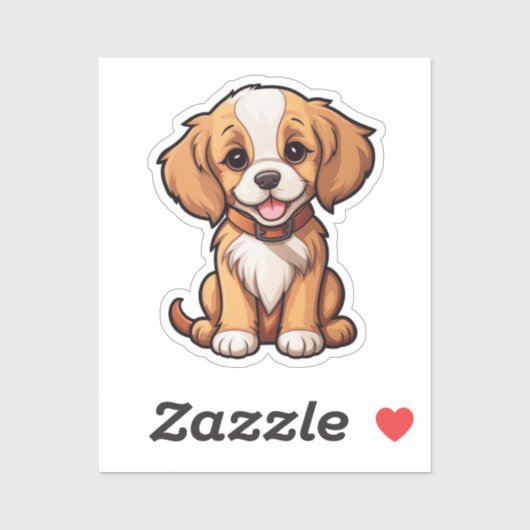 Tekening tekenfilm sticker (Vel)