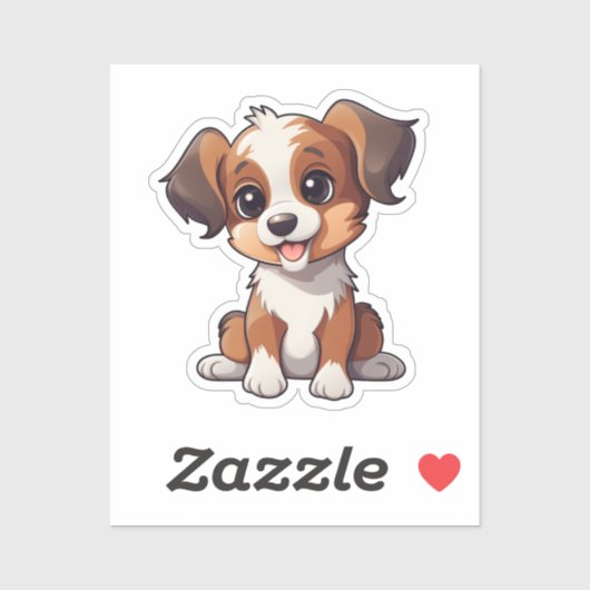 Tekening tekenfilm sticker (Vel)