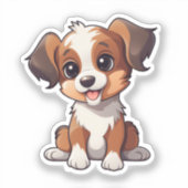 Tekening tekenfilm sticker (Voorkant)