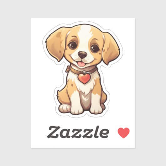 Tekening tekenfilm sticker (Vel)