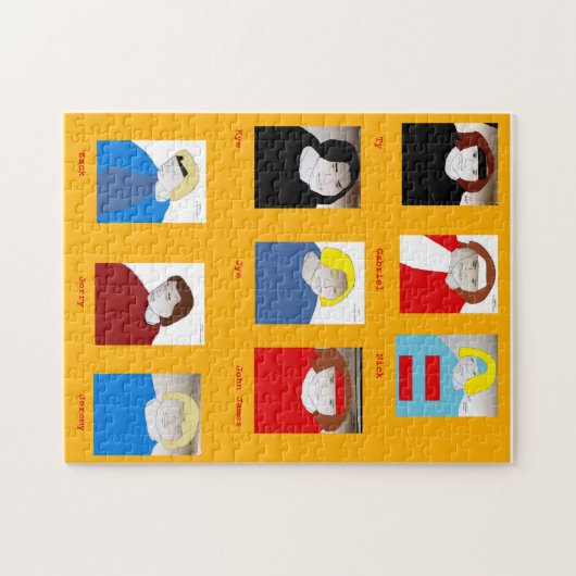 Tekening tekentekening legpuzzel (Horizontaal)