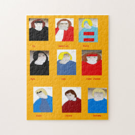 Tekening tekentekening legpuzzel