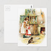 tekening: The Rabbit Hutch Briefkaart (Voorkant / Achterkant)