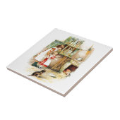  tekening: The Rabbit Hutch Tegeltje (Zijkant)