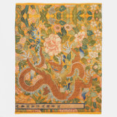 TEKENING TUSSEN MENSEN, STROMEN, GROENE VERLIEZEN FLEECE DEKEN (Voorkant)