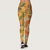 TEKENING TUSSEN MENSEN, STROMEN, GROENE VERLIEZEN  LEGGINGS (Achterkant)