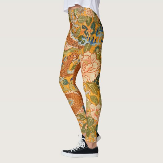 TEKENING TUSSEN MENSEN, STROMEN, GROENE VERLIEZEN  LEGGINGS (Links)