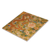 TEKENING TUSSEN MENSEN, STROMEN, GROENE VERLIEZEN  TEGELTJE (Zijkant)