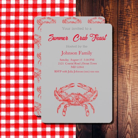  tekening - Uitnodiging krabbenkast