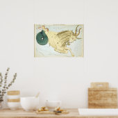 Tekening van astrologische Steenbok Poster (Keuken)