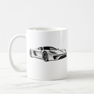 Tekening van auto's II Koffiemok