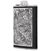 Tekening van cascade heupfles (Links)