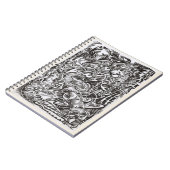 Tekening van cascade notitieboek (Linkerzijde)