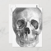 Tekening van de anatomische schets van de menselij briefkaart (Voorkant / Achterkant)