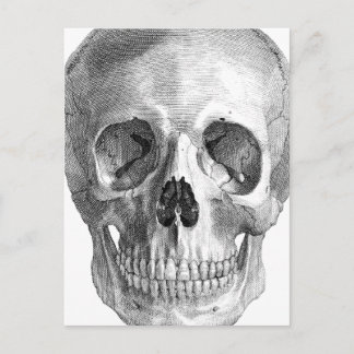 Tekening van de anatomische schets van de menselij briefkaart