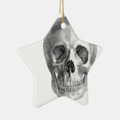 Tekening van de anatomische schets van de menselij keramisch ornament (Rechts)