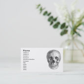 Tekening van de anatomische schets van de menselij visitekaartje (Staand voorkant)