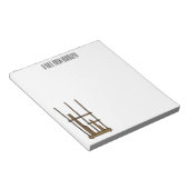 Tekening van de angklung-cartoon notitieblok (Schuin)