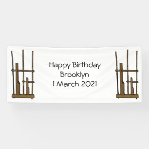 Tekening van de angklung-cartoon spandoek