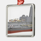 Tekening van de baan metalen ornament (Links)