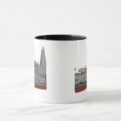 Tekening van de baan mok (Midden)