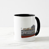 Tekening van de baan mok (Voorkant rechts)