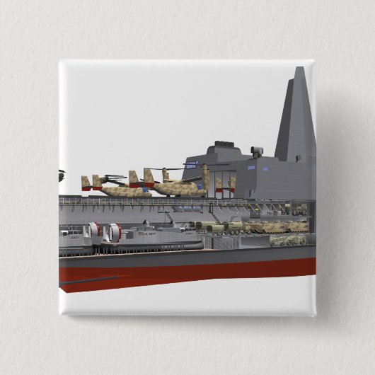 Tekening van de baan vierkante button 5,1 cm (Voorkant)