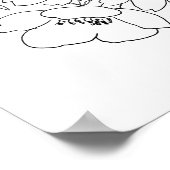 tekening van de bebouwingslijn poster (Hoek)