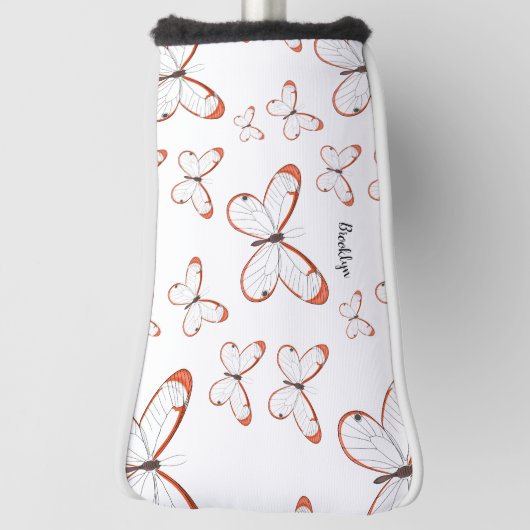 Tekening van de cartoon van de brillenglyter golfheadcover (Draai 90)