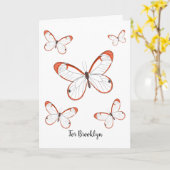 Tekening van de cartoon van de brillenglyter kaart (Gele Bloem)