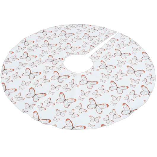 Tekening van de cartoon van de brillenglyter kerstboom rok (Gekanteld)