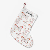 Tekening van de cartoon van de brillenglyter kleine kerstsok (Voorkant (Hangend))