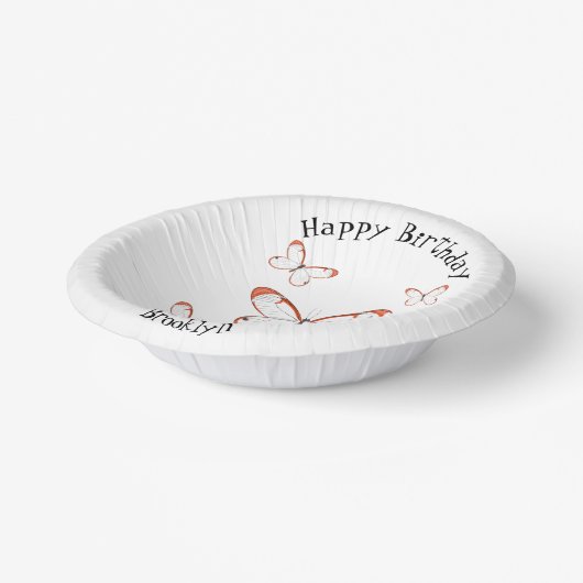 Tekening van de cartoon van de brillenglyter papieren kommen (Gebogen)