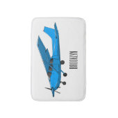 Tekening van de cartoon van vast vliegtuig badmat (Voorkant Verticaal)