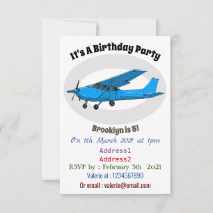 Tekening van de cartoon van vast vliegtuig kaart