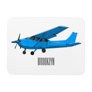 Tekening van de cartoon van vast vliegtuig magneet