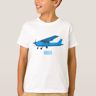 Tekening van de cartoon van vast vliegtuig t-shirt