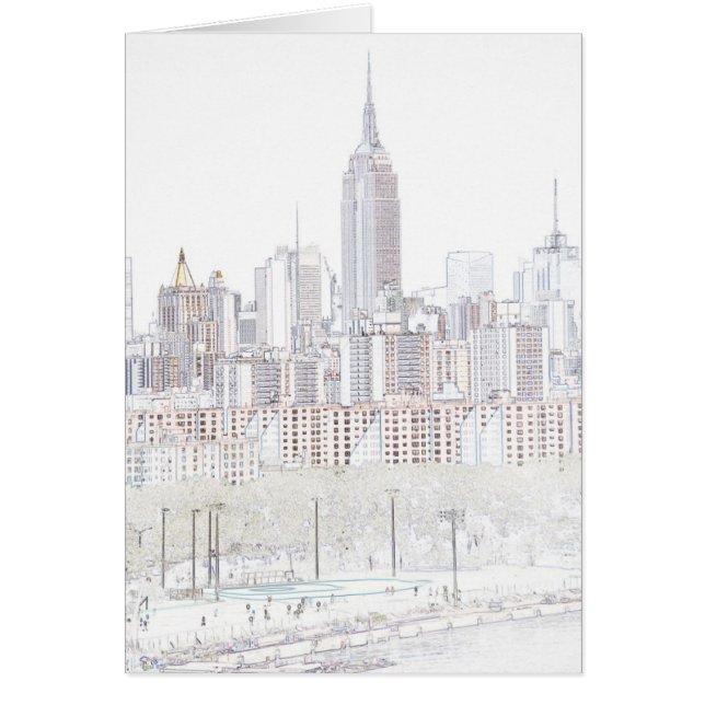 Tekening van de Empire State Building Line (Voorkant)