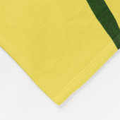 Tekening van de Franse groene ventilatorinkt Fleece Deken (Hoek)