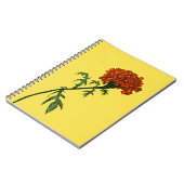 Tekening van de Franse groene ventilatorinkt Notitieboek (Linkerzijde)