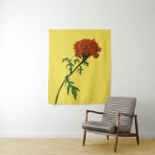 Tekening van de Franse groene ventilatorinkt Wandkleed (In situ)