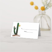  tekening van de Tall Flowering Cactus Plaatskaartje (Achterkant)