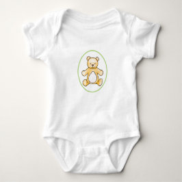 Tekening van de  teddybeer romper