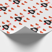 Tekening van de tekenfilm Queen of Hearts Cadeaupapier (Hoek)