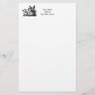 tekening van de trekbaan van de Wilde Boer Briefpapier