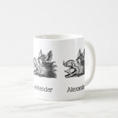  tekening van de trekbaan van de Wilde Boer Koffiemok (Voorkant rechts)