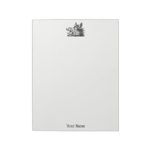  tekening van de trekbaan van de Wilde Boer Notitieblok