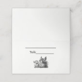  tekening van de trekbaan van de Wilde Boer Plaatskaartje (Buitenkant ongevouwen)